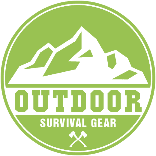 Outdoor Survival Gear Logo - Circle Green