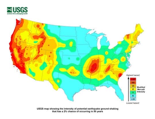 USGS USA Map
