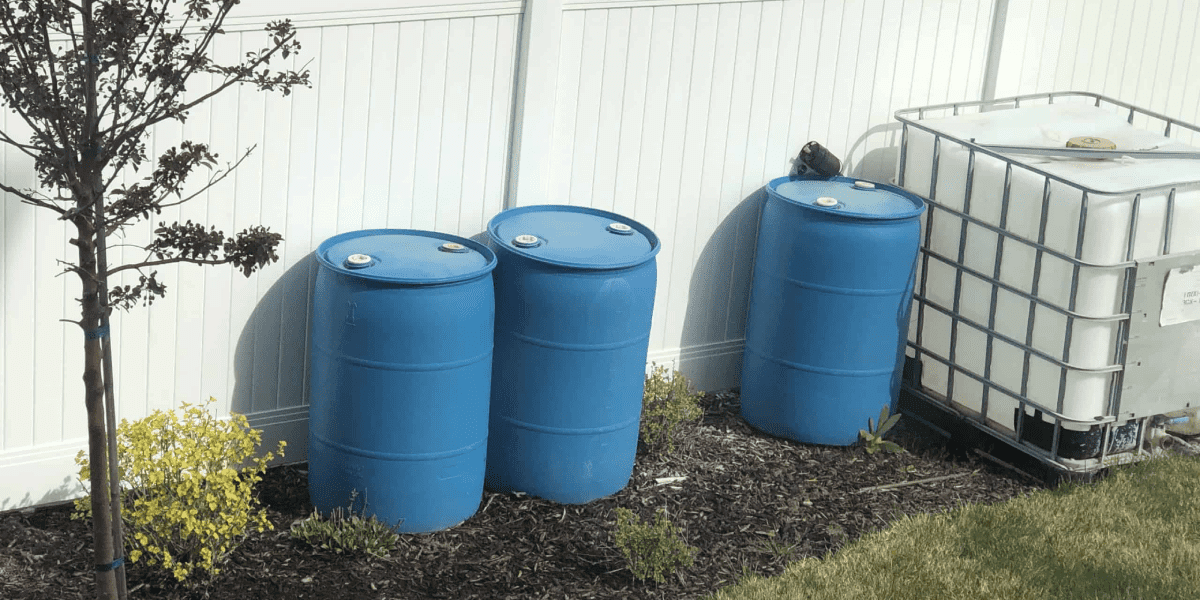 55 Gallon Water Barrels